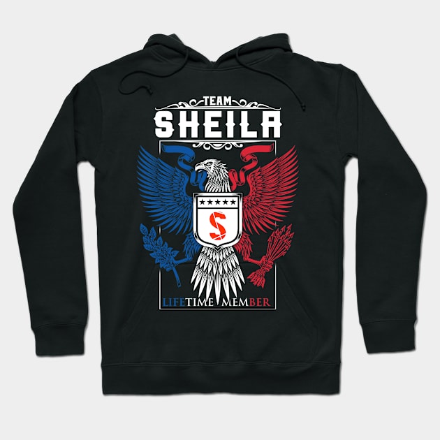 TEAM SHEILA LIFETIME MEMBER ,SHEILA NAME Hoodie by benkjathe